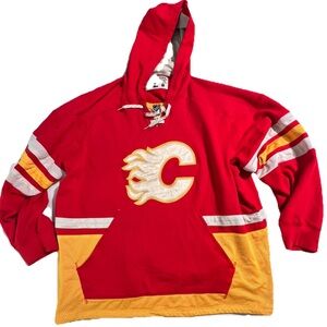 Calgary Flames NHL CCM Vintage Hoodie Pullover